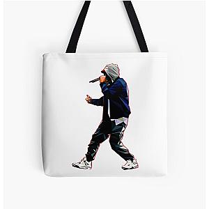 Eminem Bags - Eminem Band Marshall All Over Print Tote Bag RB0704