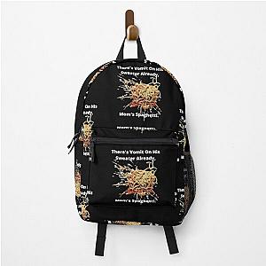 Eminem Backpacks - Eminem Spaghetti Meme (black) -   Backpack RB0704