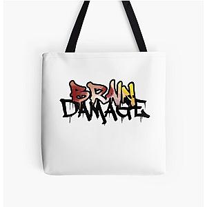 Eminem Bags - Eminem Merch Brain Damage Shirt All Over Print Tote Bag RB0704