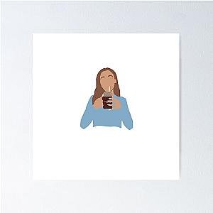 Emma Chamberlain sipping coffee Poster