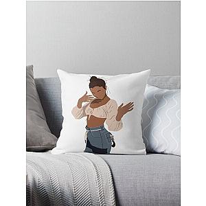 Emma Chamberlain Minimalistic Throw Pillow