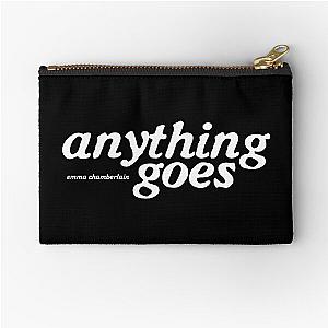 Anything Goes Emma Chamberlain Merch Anything Goes Logo Zipper Pouch