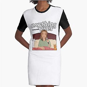 Anything Goes Emma Chamberlain Merch ANYTHING GOES Graphic T-Shirt Dress