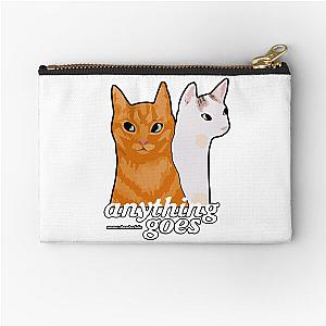 Anything Goes Emma Chamberlain Merch Anything Goes Cats Zipper Pouch