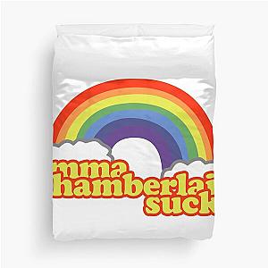 Emma Chamberlain Merch Emma Chamberlain Sucks Duvet Cover