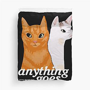 Anything Goes Emma Chamberlain Merch Anything Goes Cats Duvet Cover