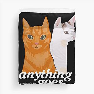 Anything Goes Emma Chamberlain Merch Anything Goes Cats Duvet Cover