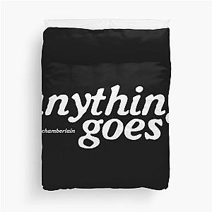 Anything Goes Emma Chamberlain Merch Anything Goes Logo Duvet Cover