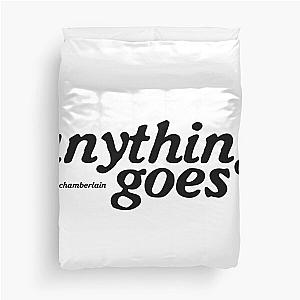 Anything Goes Emma Chamberlain Merch Anything Goes Logo Duvet Cover