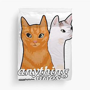 Anything Goes Emma Chamberlain Merch Anything Goes Cats Duvet Cover