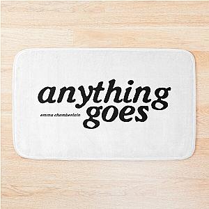 Anything Goes Emma Chamberlain Merch Anything Goes Logo Bath Mat