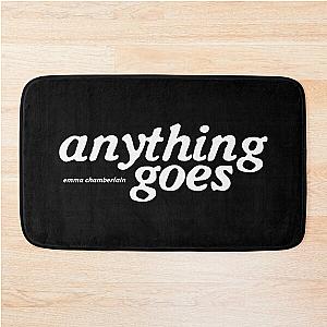 Anything Goes Emma Chamberlain Merch Anything Goes Logo Bath Mat