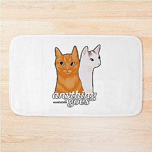 Anything Goes Emma Chamberlain Merch Anything Goes Cats Bath Mat