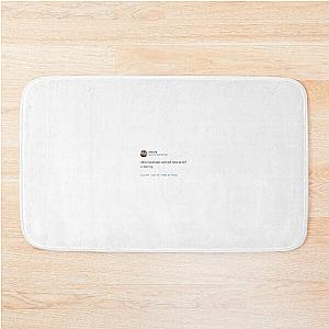 Emma chamberlain tweet Bath Mat