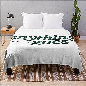 Anything Goes Emma Chamberlain Merch Logo Throw Blanket