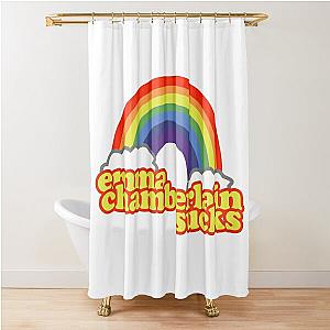 Emma Chamberlain Merch Emma Chamberlain Sucks Shower Curtain