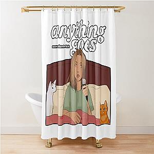 Anything Goes Emma Chamberlain Merch ANYTHING GOES Shower Curtain