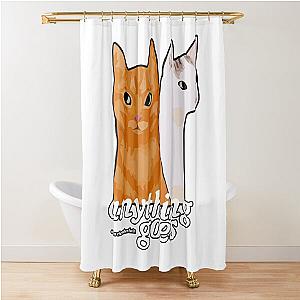 Anything Goes Emma Chamberlain Merch ANYTHING GOES Shower Curtain