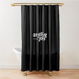 Emma Chamberlain Anything Goes HD Logo Shower Curtain