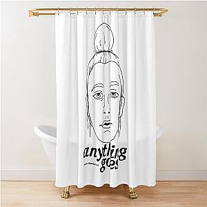 Anything Goes Emma Chamberlain Merch ANYTHING GOES Shower Curtain