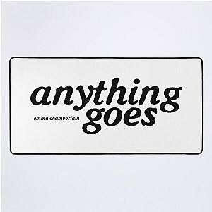 Anything Goes Emma Chamberlain Merch Anything Goes Logo Desk Mat