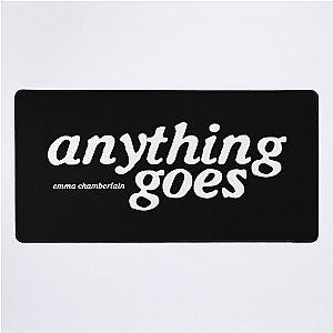 Anything Goes Emma Chamberlain Merch Anything Goes Logo Desk Mat