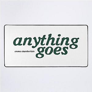 Anything Goes Emma Chamberlain Merch Logo Desk Mat