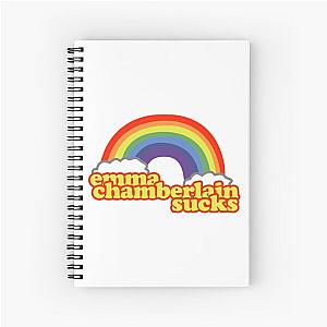 Emma Chamberlain Merch Emma Chamberlain Sucks Spiral Notebook