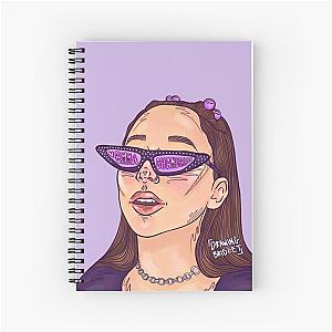 Emma Chamberlain (purple) Spiral Notebook