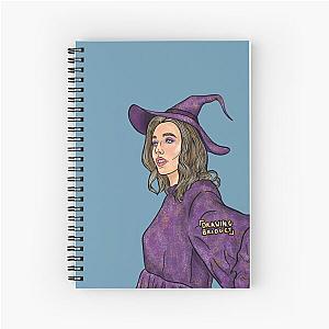 Emma Chamberlain as a Witch  Spiral Notebook