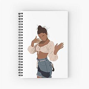 Emma Chamberlain Minimalistic Spiral Notebook