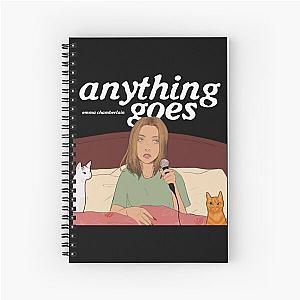 Anything Goes Emma Chamberlain Merch Anything Goes Spiral Notebook