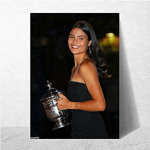 Emma Raducanu A True Champion Emma Raducanu Posters