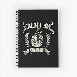 After Oceano Burial New Best Art Gtfo Emmure Gifts Music Fans   Spiral Notebook