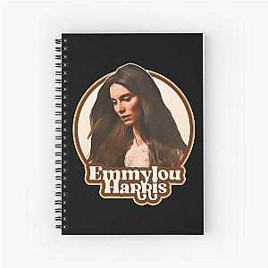 Emmylou Harris T-ShirtEmmylou Harris Retro 70s Colorway Spiral Notebook