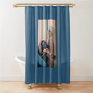 Emmylou Harris Painting Shower Curtain