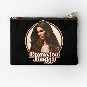 Emmylou Harris T-ShirtEmmylou Harris Retro 70s Colorway Zipper Pouch