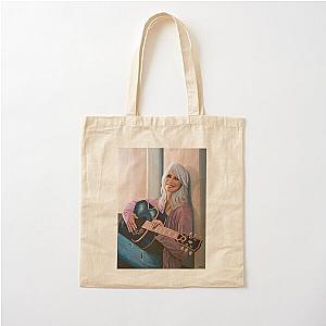 Emmylou Harris Painting Cotton Tote Bag