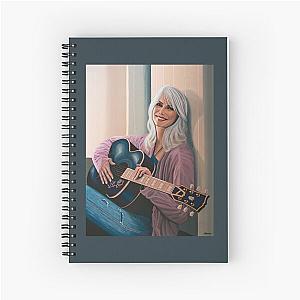 Emmylou Harris Painting Spiral Notebook