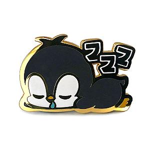 Animals Enamel Pin - Little Cuties Sleeping Penguin Hard Enamel Pin CP2109
