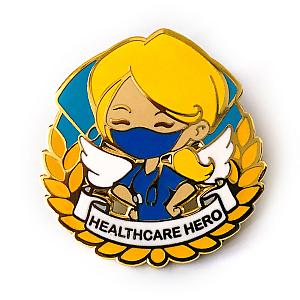 Cartoon Enamel Pin - Healthcare Hero Bella Blue CP2109