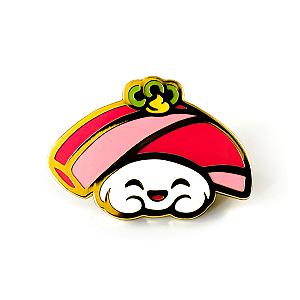 Foods Enamel Pin - Maguro Sushi Hard Enamel Pin CP2109