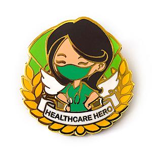 Cartoon Enamel Pin - Healthcare Hero Alison Green CP2109