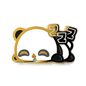 Animals Enamel Pin - Little Cuties Sleeping Panda Hard Enamel Pin CP2109