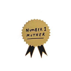 Quote Enamel Pin - Number One Mother Enamel Pin OE2109