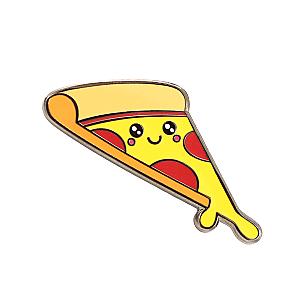 Foods Enamel Pin - Gooey Pizza - Super Kawaii Food Enamel Pin RS2109