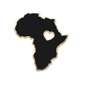 Movie Enamel Pin - Heart of Africa Pin – Black Lives Matter - Black Panther Enamel Pin RS2109