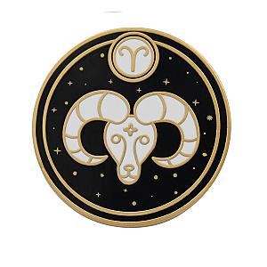 Astrological Sign Enamel Pin - Aries Astrological Sign Pin - Star Sign / Astrology Enamel Pins for Birth Sign / Birthday Gift RS2109
