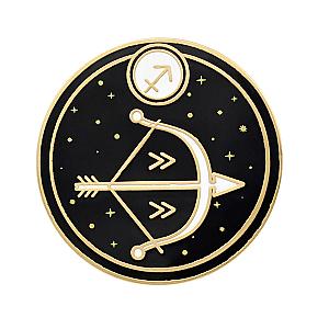 Astrological Sign Enamel Pin - Sagittarius Astrological Sign Pin - Star Sign / Astrology Enamel Pins for Birth Sign / Birthday Gift RS2109