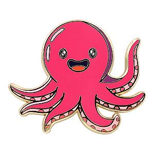 Animals Enamel Pin - Cute Animal Enamel Pin Lapel Pins - Pink Octopus RS2109